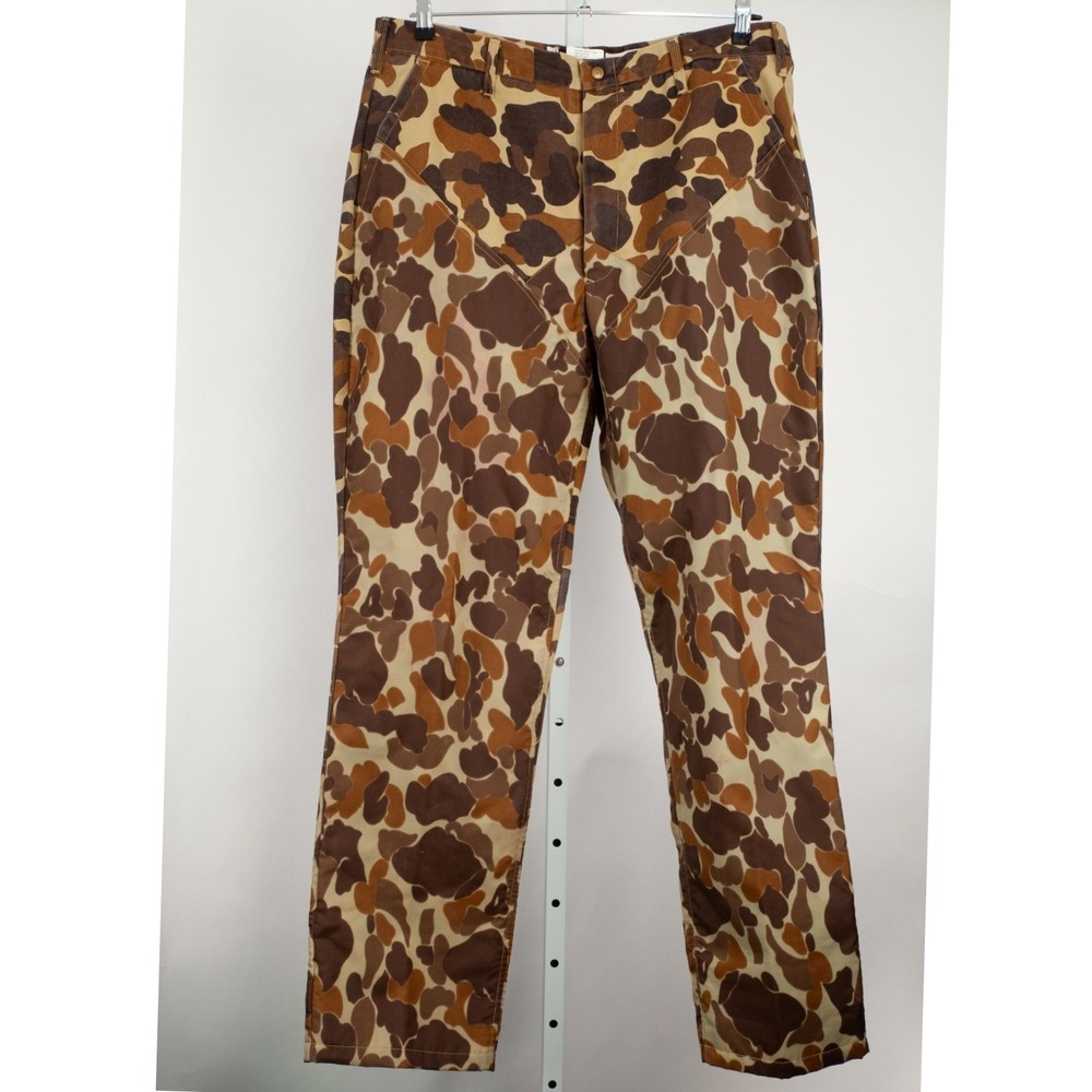 Mount'n Prairie Hunting Pants Mens 40 Brown Duck Camo Water Proof RWH-12 N - Picture 1 of 14